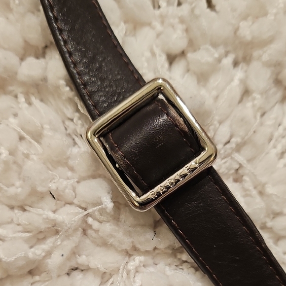 Radley London Dark Brown Crossbody Bag Sleek Leather Design - Picture 5 of 16